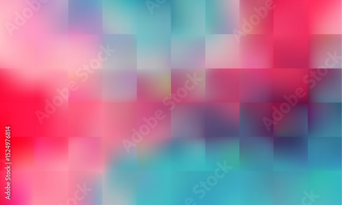 Green and pink colors lowpoly mosaic Abstract Background with Blurred Squares is perfect for Creative Designs, bringing tranquility and inspiration