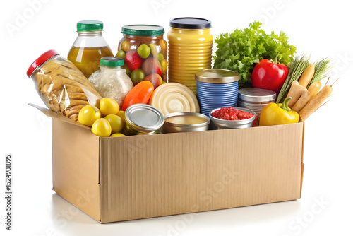 open box with food