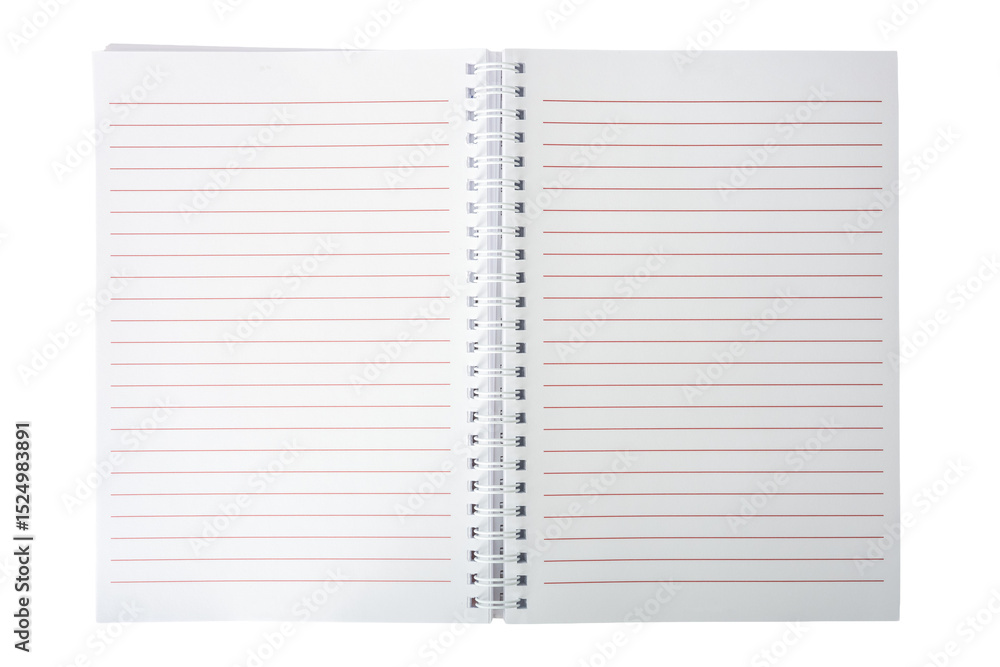 The Photo of a notebook on a white background, taken with a 45Mp high resolution camera. The Photo of a notebook on a white background, taken with a 45Mp high resolution camera.