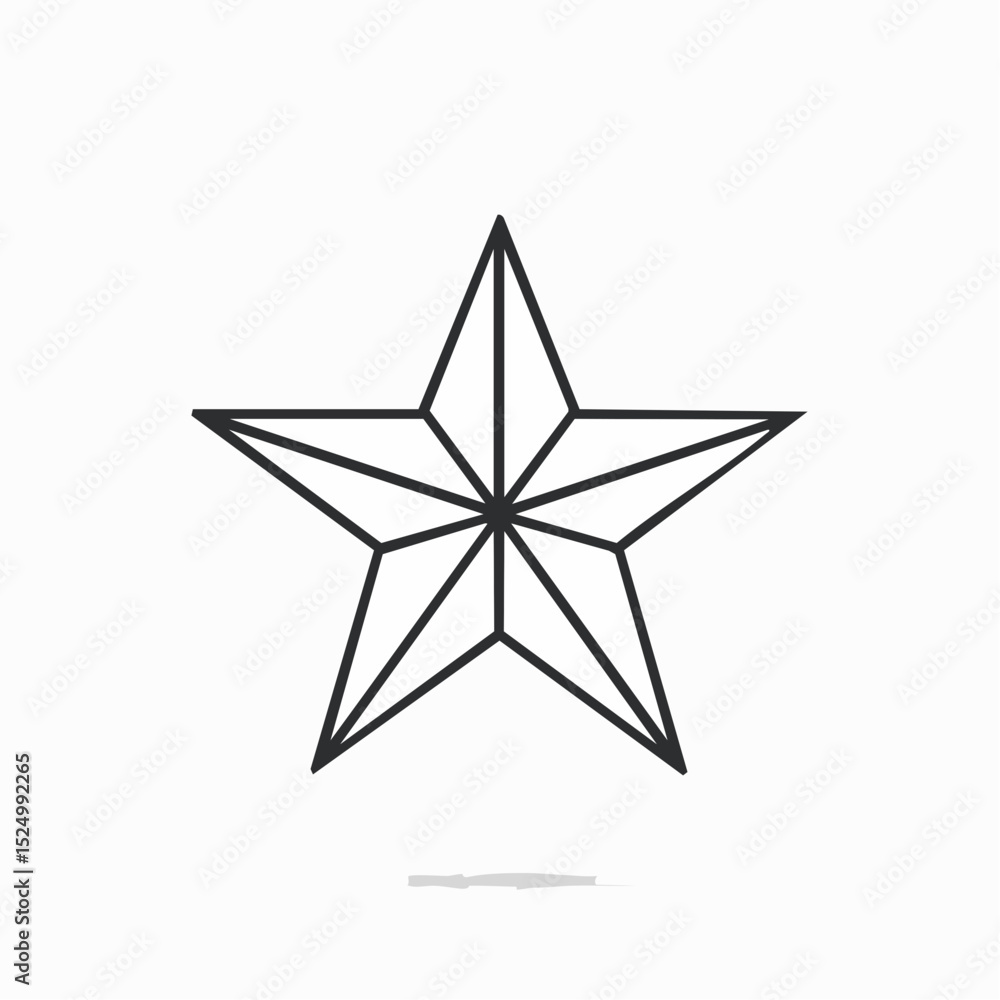 Obraz premium star icon vector illustration