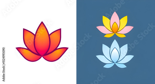 Lotus flower vector, Lotus flower illustration, Lotus clipart, Sacred lotus vector, Pink lotus drawing, White lotus icon, Lotus flower silhouette, Blooming lotus art, Lotus outline vector, Water lily 