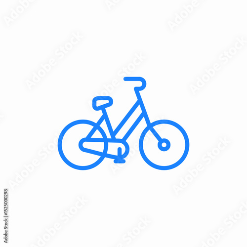 bike vehicle icon sign vector