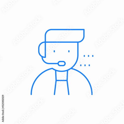speaker microphone icon sign vector