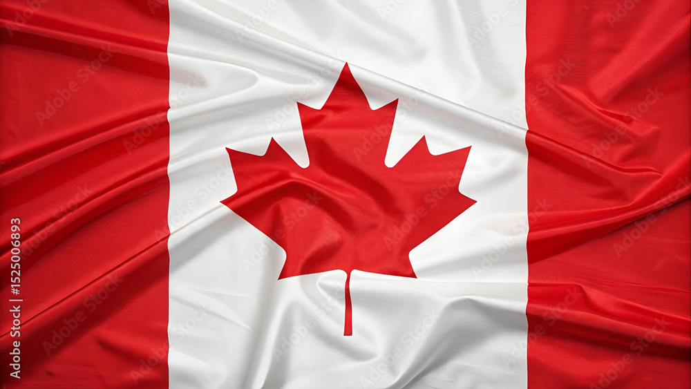 Canadian flag isolated on white background Canadian flag isolated on white background