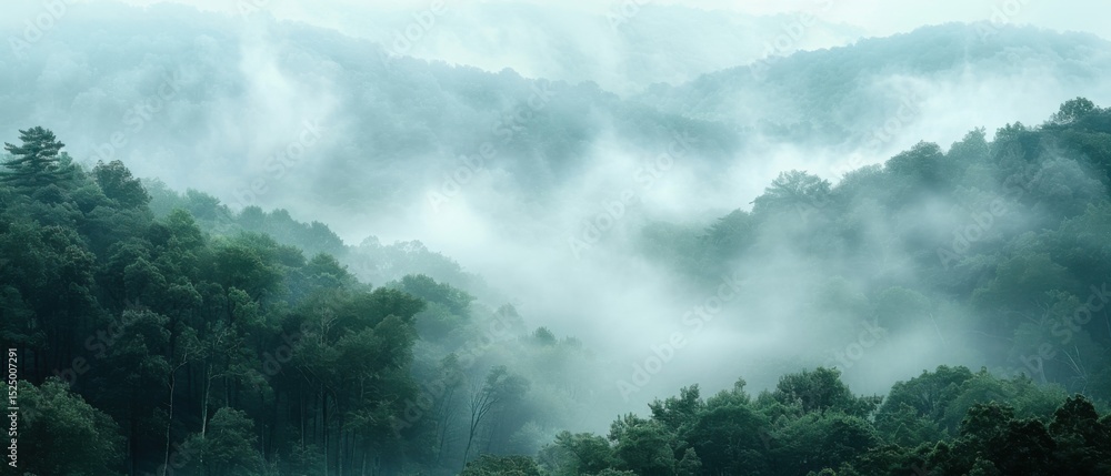 Fototapeta premium fog in the mountains