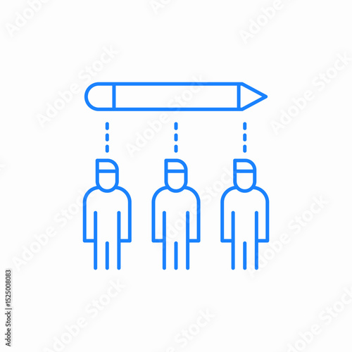 editors team icon sign vector
