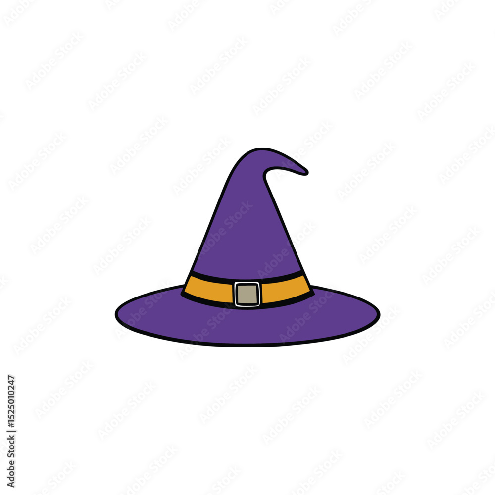 Fototapeta premium halloween witch hat