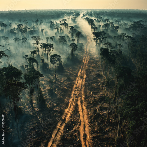 Deforestation in the Amazon Rainforest