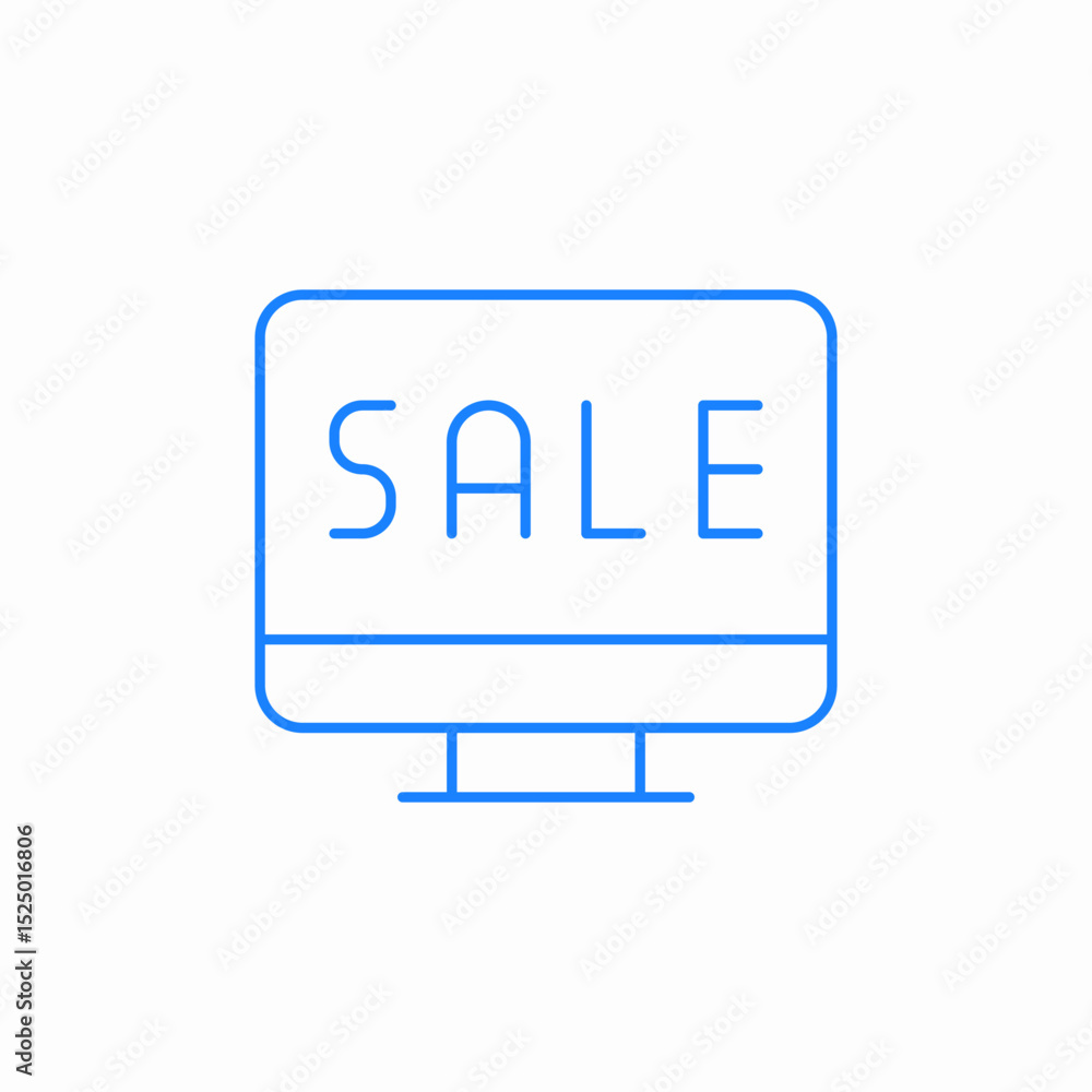 online sale banner icon sign vector online sale banner icon sign vector
