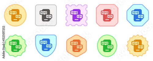 Editable voice recording, message, chat, audio vector icon. Remote work, job, profession, freelance. Part of a big icon set family. Perfect for web and app interfaces, presentations, infographics, etc