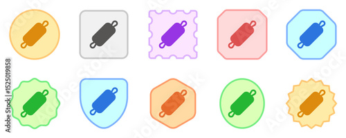 Editable rolling pin vector icon. Bakery, cooking, appliances,  kitchenware, food. Part of a big icon set family. Perfect for web and app interfaces, presentations, infographics, etc