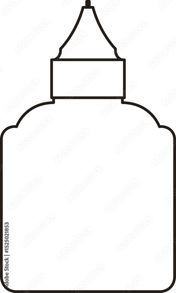 Obraz premium vector of a correction fluid