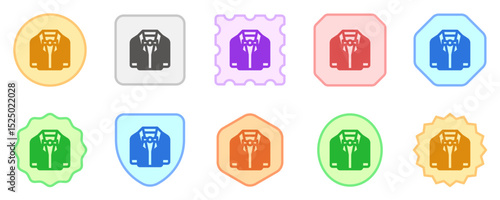Editable wedding suit vector icon. Wedding, valentine, love, celebration. Part of a big icon set family. Perfect for web and app interfaces, presentations, infographics, etc