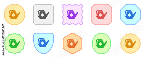 Editable watering can vector icon. Gardening, landscaping, horticulture. Part of a big icon set family. Perfect for web and app interfaces, presentations, infographics, etc