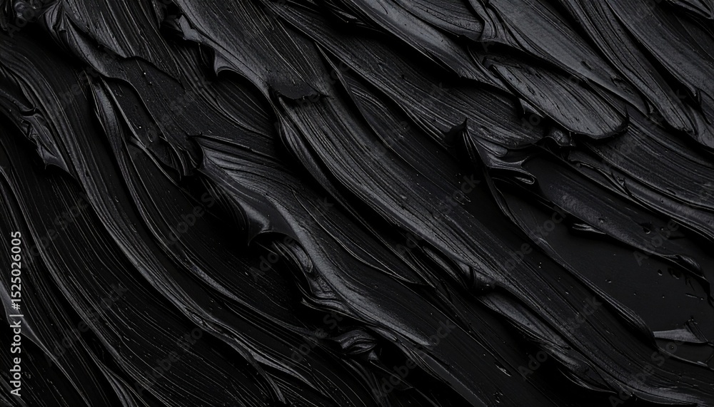 Obraz premium black paint texture