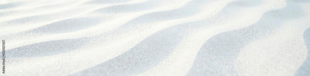 Obraz premium Smooth white sand, ripple wave texture Undulating beach background , coast, element