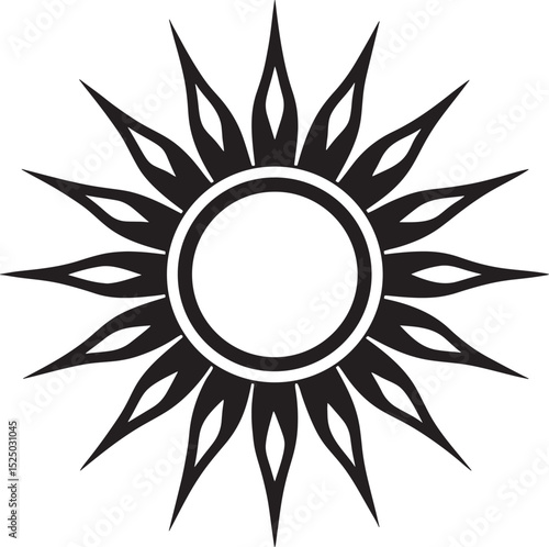 abstract sun vector illustration