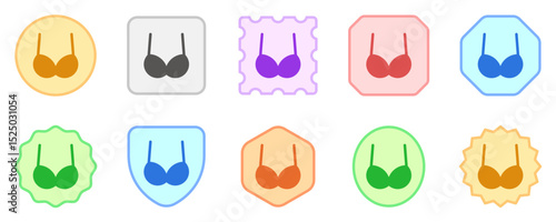 Editable bra, bikini vector icon. Clothing, fashion, apparel. Part of a big icon set family. Perfect for web and app interfaces, presentations, infographics, etc