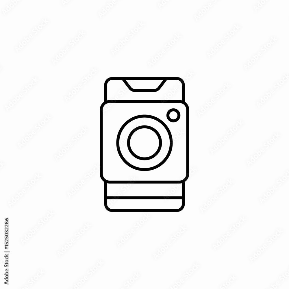mobile camera icon sign vector mobile camera icon sign vector