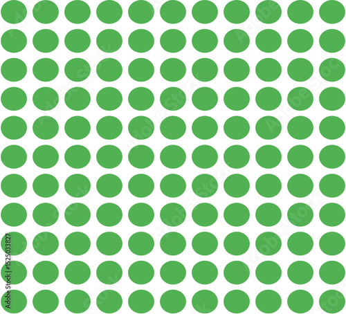 Gradient Polka Dot Pattern in Green - Playful Abstract Dotted Background