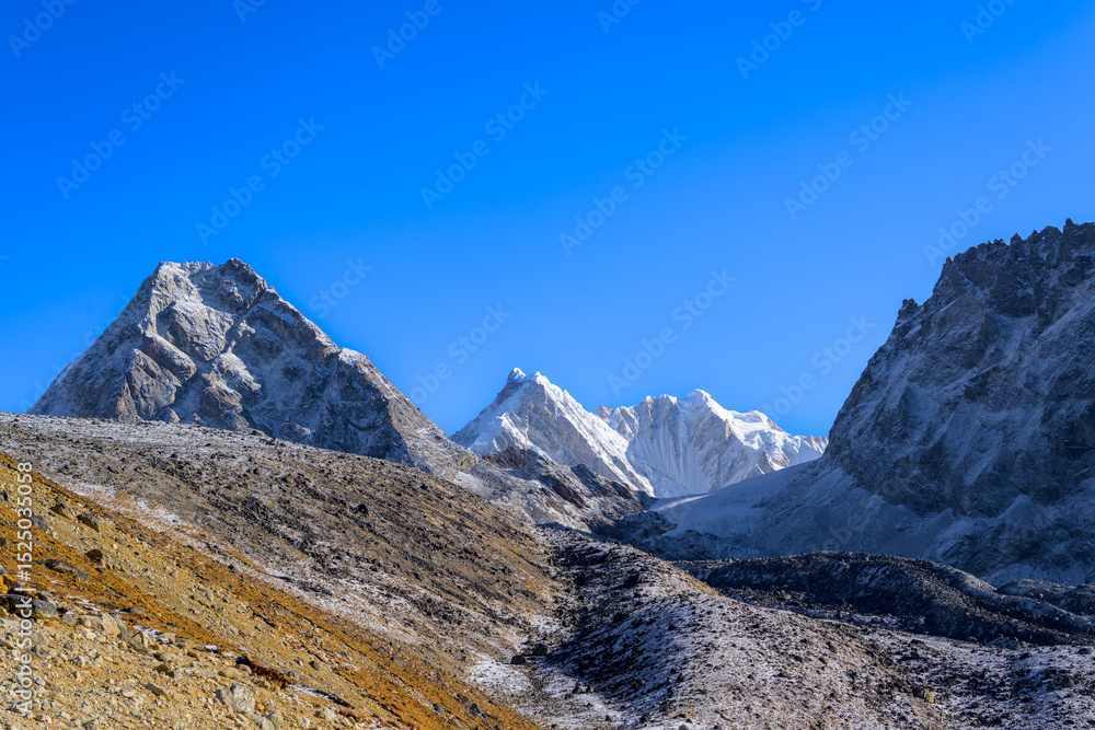 Obraz premium Chola Pass en Nepal - Himalaya