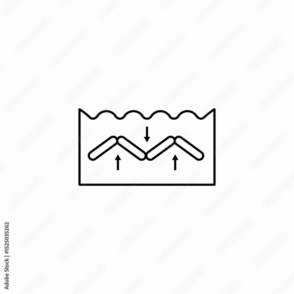 Obraz premium shock absorption icon sign vector