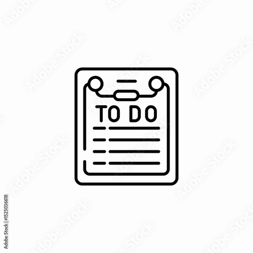 to do list tasks icon sign vector