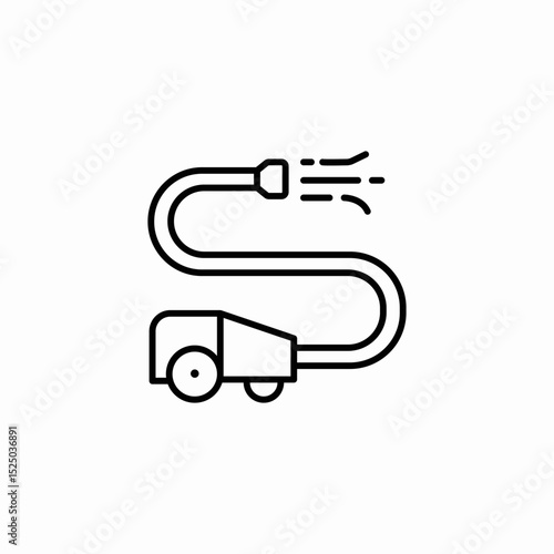 vacuum cleaner icon sign vector