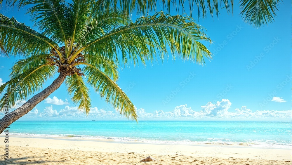 Fototapeta premium Tropical beach paradise