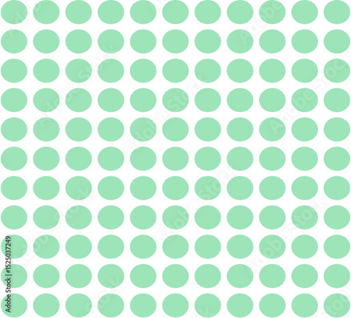 Gradient Polka Dot Pattern in Sage Mint Tones - Playful Abstract Dotted Background