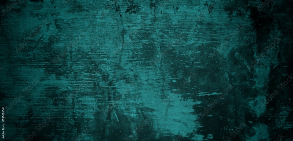 Fototapeta premium Rich dark green textured surface with grunge abstract details, evoking depth and rugged aesthetics. Perfect for backgrounds, artistic projects