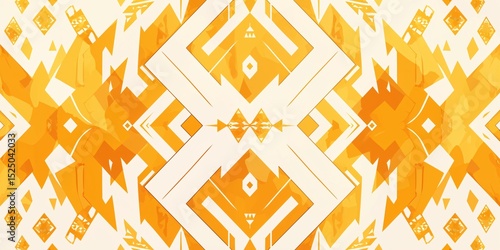 Elegant seamless damask wallpaper design in gold and white