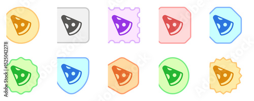 Editable pizza slice vector icon. Part of a big icon set family. Perfect for web and app interfaces, presentations, infographics, etc