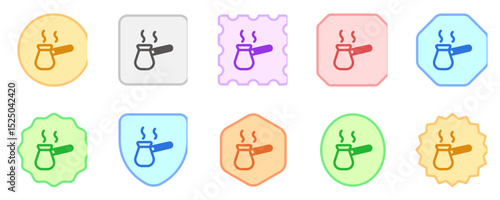 Editable ibrik, turkish coffee pot vector icon. Cafe, coffee shop, restaurant, drink, beverages. Part of a big icon set family. Perfect for web and app interfaces, presentations, infographics, etc