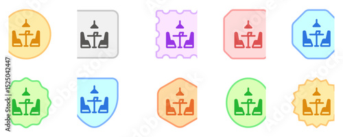 Editable restaurant seat vector icon. Food, restaurant. Part of a big icon set family. Perfect for web and app interfaces, presentations, infographics, etc