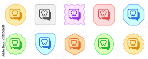 Editable dentist consultation vector icon. Dentistry, healthcare, medical. Part of a big icon set family. Perfect for web and app interfaces, presentations, infographics, etc