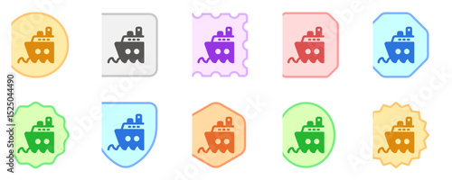 Editable cruise ship vector icon. Part of a big icon set family. Perfect for web and app interfaces, presentations, infographics, etc
