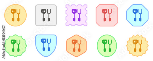 Editable spatula, bbq fork vector icon. Part of a big icon set family. Perfect for web and app interfaces, presentations, infographics, etc