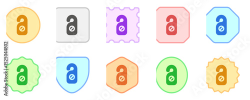 Editable door tag vector icon. Part of a big icon set family. Perfect for web and app interfaces, presentations, infographics, etc