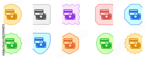 Editable payment methods, card, cash vector icon. Part of a big icon set family. Perfect for web and app interfaces, presentations, infographics, etc