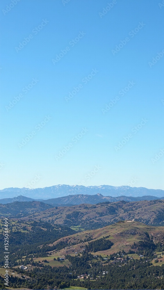 Naklejka premium Rolling hills panorama