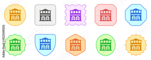 Editable fire station, factory, warehouse vector icon. Part of a big icon set family. Perfect for web and app interfaces, presentations, infographics, etc