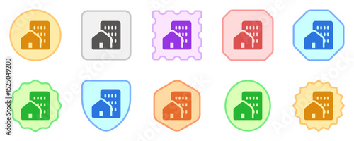 Editable home, office, commuting vector icon. Map, location, navigation. Part of a big icon set family. Perfect for web and app interfaces, presentations, infographics, etc