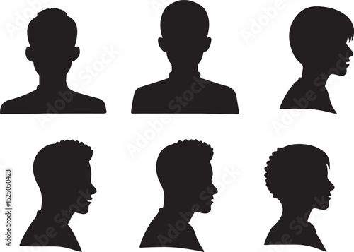 man head icon, male profile, head silhouette, human face, male figure, outline head, man shape, person icon, side face, silhouette person, black head, human silhouette,
