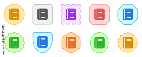 Editable book, notebook, textbook, journal vector icon. Part of a big icon set family. Perfect for web and app interfaces, presentations, infographics, etc