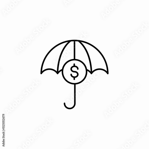 asset protection icon sign vector
