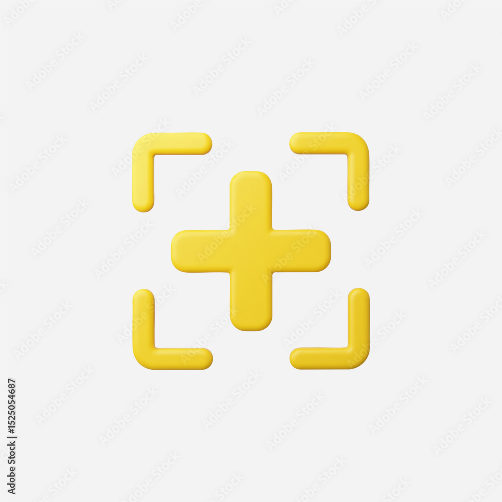 Obraz premium 3d Realistic More icon vector Illustration