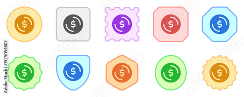 Editable dollar coin vector icon. Part of a big icon set family.  Finance, business, investment, accounting. Perfect for web and app interfaces, presentations, infographics, etc