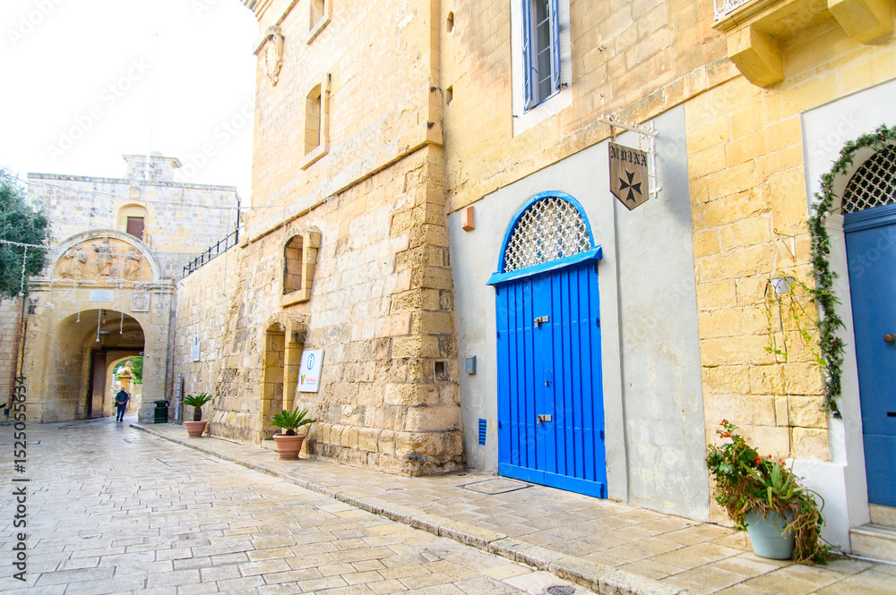Fototapeta premium A beautiful view of Mdina, the oldest city in Malta