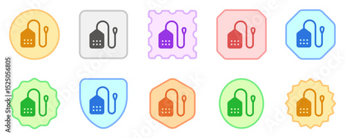 Editable teabag vector icon. Part of a big icon set family. Perfect for web and app interfaces, presentations, infographics, etc